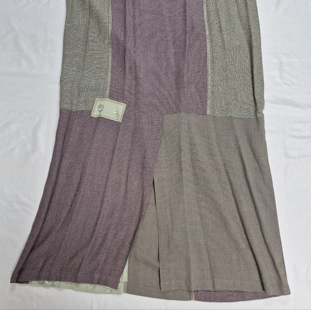 Vintage Y2K Faith by Celia Forrester Medium Artsy Boho Maxi Dress Patchwork - Picture 9 of 9